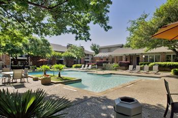 Front pool view