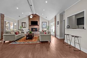 Dallas apartment for rent - Clubhouse With Fireplace at Preston Bend, Dallas, 75252
