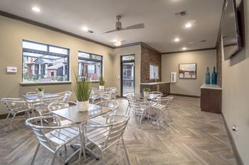 Indoor/outdoor gathering lounge