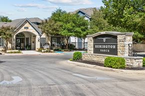 San Antonio apartment for rent - the building where the hotel is located has a sign that says at Remington Ranch, San Antonio, 78247