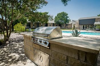 Bbq by the pool