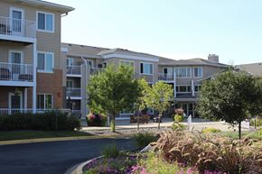 Chanhassen apartment for rent - Centennial Hill with a road in front of it.