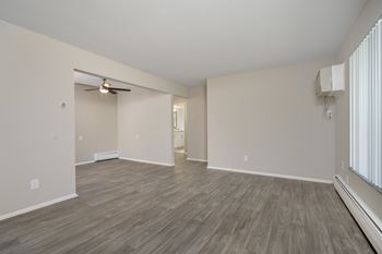 Hardwood floors in select apartment homes