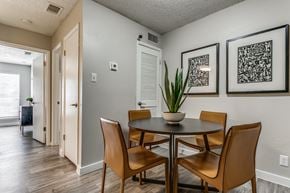 San Antonio apartment for rent - a dining room with a table and chairs