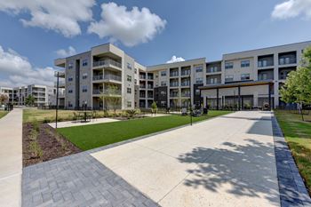 Multiple outdoor courtyards