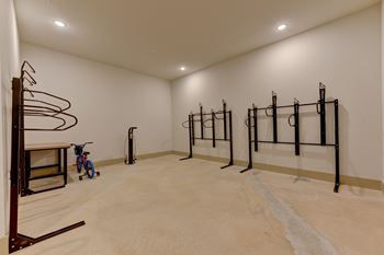Bike rack storage