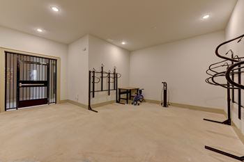 Bike rack storage