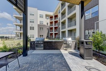 Bbq grills and outdoor seating