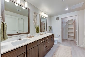 Double sink vanities*