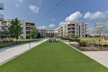Multiple outdoor courtyards