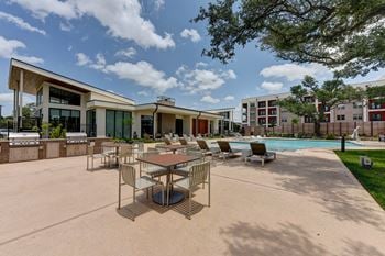 Bbq grills and outdoor seating