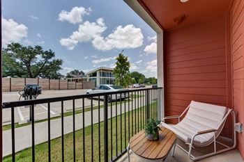 Private patios*