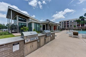 Bbq grills and outdoor seating