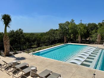 Three hills resort-style pool