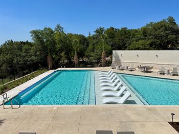Three hills resort-style pool