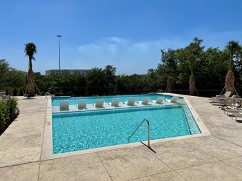 Three hills resort-style pool