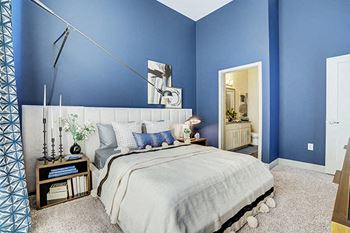 Plush carpeting in bedrooms