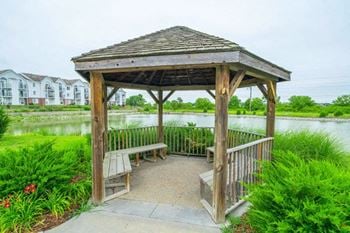 Gazebo and pond views