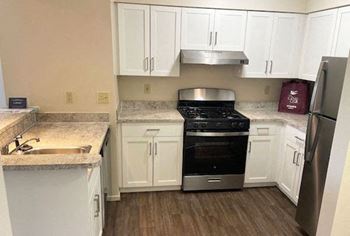Renovated kitchen with breakfast bar