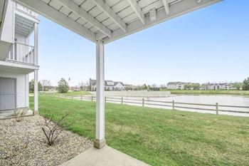 Patio or balcony with storage