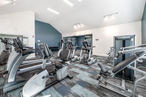 Indianapolis apartment for rent - Cardio Equipment at Latitudes Apartments, Indianapolis, Indiana
