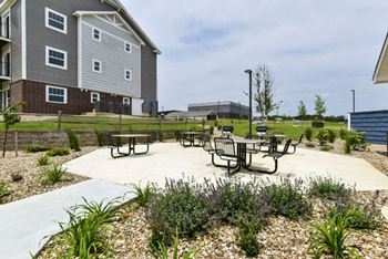 Grilling stations and seating