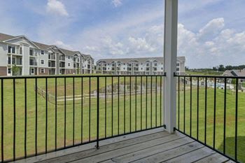 Private balcony with a view