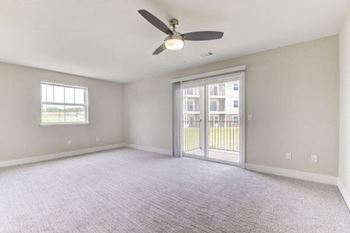 Enlarged living room with extra windows