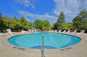 Wixom apartment for rent - Sparkling Swimming Pool at Bristol Square and Golden Gate Apartments in Wixom, MI