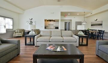 Grand Blanc apartment for rent - a living room with a couch and a coffee table