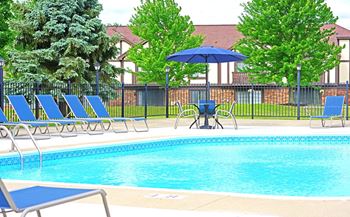 Beautiful pool and sundeck