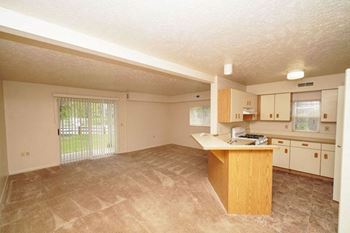 Enlarged living room