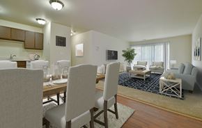 Grand Blanc apartment for rent - Living Room at Grand Bend Club, Michigan, 48439