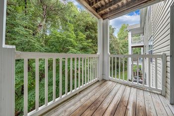 Spacious balcony