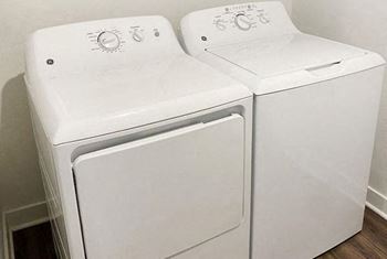 Full-size washer and dryer