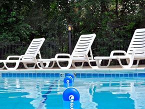 East Moline apartment for rent - Swimming Pool and Sundeck at Fox Pointe Apartments, East Moline, Illinois