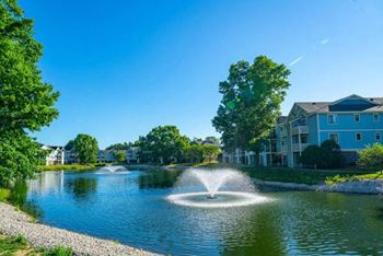 Scenic pond views