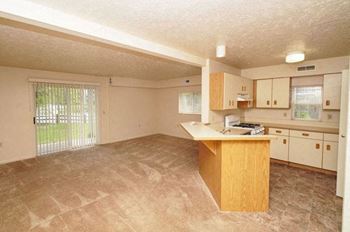 End style kitchen and living room