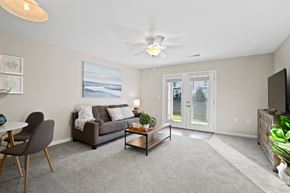 Fond Du Lac apartment for rent - Huron Living Room at River Hills Apartments, Wisconsin, 54937