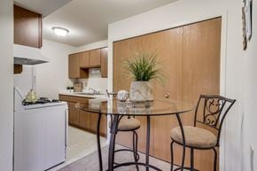 Wixom apartment for rent - Kitchen & Dining Area  at The Village Apartments, Michigan