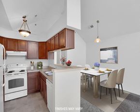Batavia apartment for rent - Tulip Layout Kitchen and Dining at LakePointe Apartments, Batavia 45103