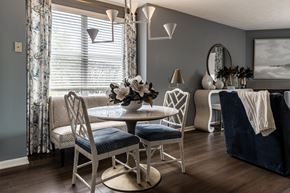Crown Point apartment for rent - A dining room with a table set for four at Mallard Bay Apartments, Crown Point, Indiana