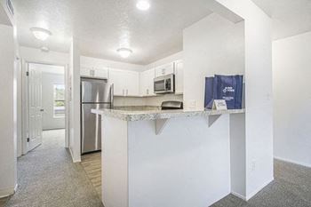 Kitchen with breakfast bar 
