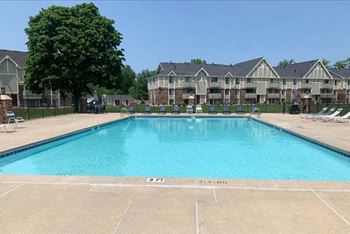 Refreshing pool with sundeck