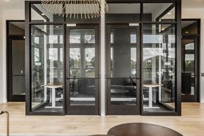 Merrillville apartment for rent - Clubhouse with glass doors at Nuvo Flats, Merrillville