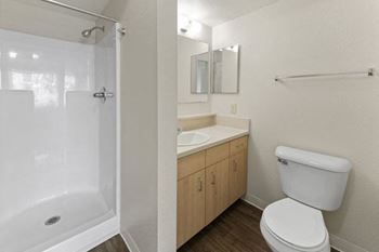 Second bathroom with a walk in shower