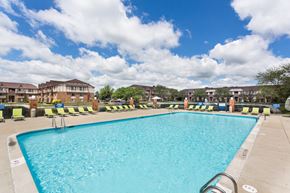 Indianapolis apartment for rent - Pool and Community View at Scarborough Lake Apartments, Indianapolis, 46254