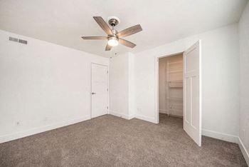 Closets with organizers