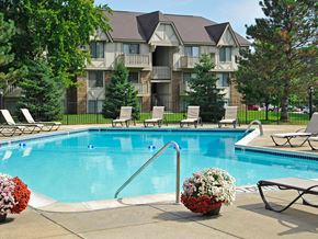 Waterford Twp apartment for rent - Outdoor Swimming Pool at Rivers Edge Apartments, Waterford