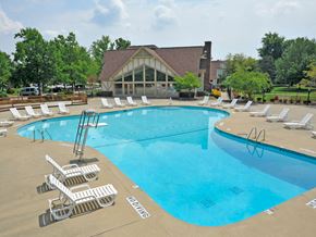 Batavia apartment for rent - Swimming Pool and Sundeck at Eastgate Woods Apartments, Batavia, OH, 45103
